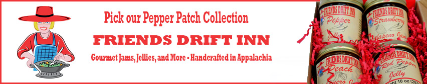 Call to Action - Link to Friends Drift Inn Pepper Patch Gourmet Pepper Jam and Jelly Gift Collection