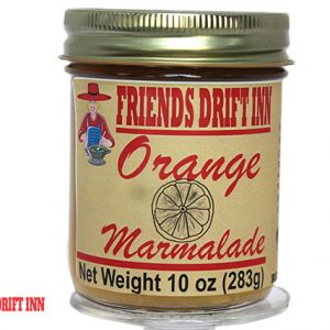 Jar of Orange Marmalade made by Friends Drift Inn