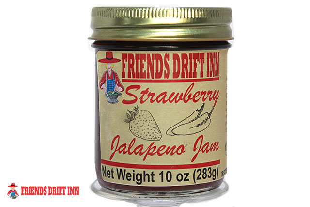 Strawberry Jalapeno Jam - a pepper jam from Friends Drift Inn