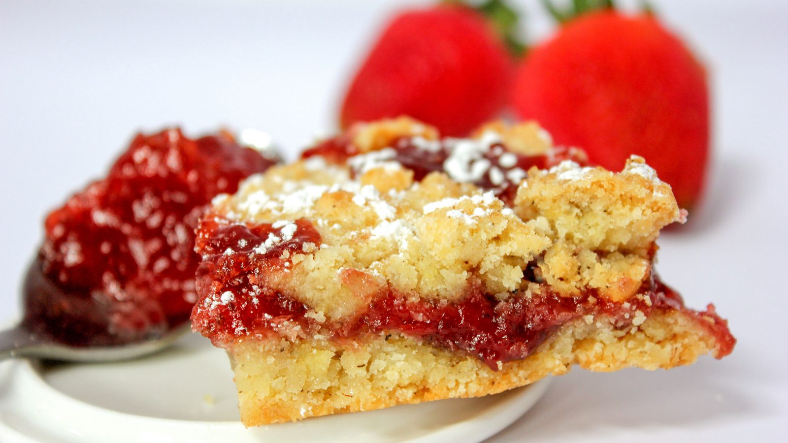 Strawberry Jam Bar Cookie Recipe
