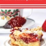 Strawberry Jam Bars Holiday Tea Time Recipe