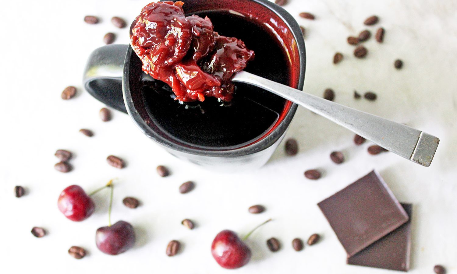 Cherry Jam Infused Coffee