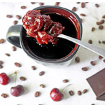Coffee with Chocolate Cherry Jam Recipe