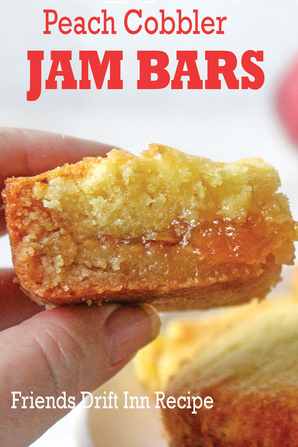 Craving layers of flavor? Peach cobber jam bars deliver.