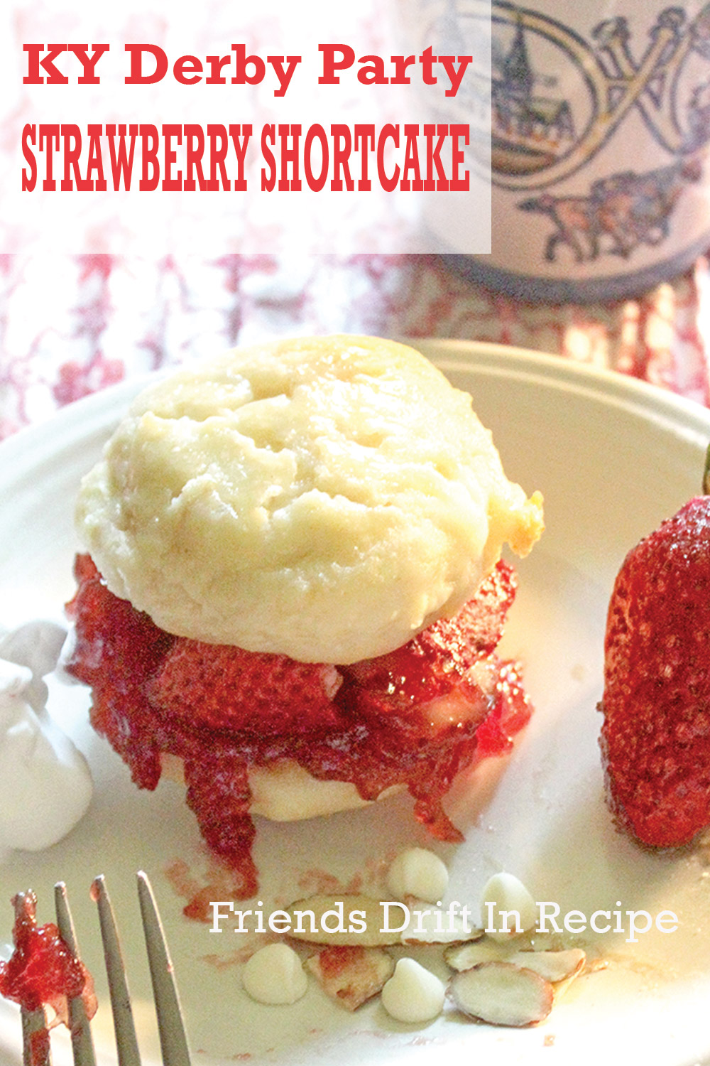Strawberry Shortcake Jam and Berry Buscuit Scones Recipe for Kentudky Derby Parties