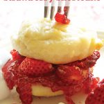 Strawberry Shortcake Valentine's Dessert with Fork