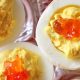 Simple Deviled Eggs get elevated with Friends Drift Inn red pepper jelly